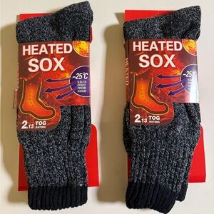 2 Pair Thermal Insulated Heated Sox